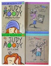 LOT Of 4 JUDY MOODY Paperback BOOKS By Megan McDonald SET 1 2 3 4 Kids Y... - £14.01 GBP