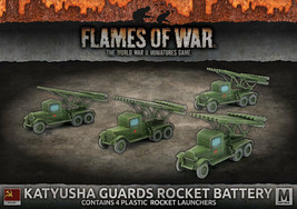 Katyusha Guards Rocket Battery SBX44 Flames of War - £52.67 GBP