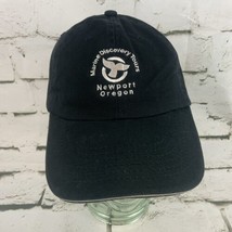 Marine Discovery Tours Newport OR Black Hat Ball Cap Strap Back - $9.89