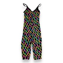 Vtg 90s Joanna Designs Jumpsuit Unitard Leotard Bodysuit Spandex Catsuit... - £28.41 GBP