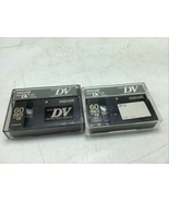 Lot of 2 Mini DV Tapes Maxell Video Cassettes USED - - $9.99