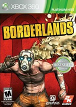 NEW Borderlands Platinum Hits Microsoft Xbox 360 Video Game 2009 Shooter XB360 - £11.05 GBP