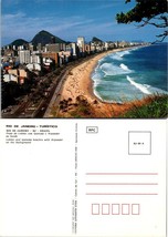 Brazil Rio de Janeiro Leblon Ipanema Arpoador Beach City View VTG Postcard - £7.55 GBP