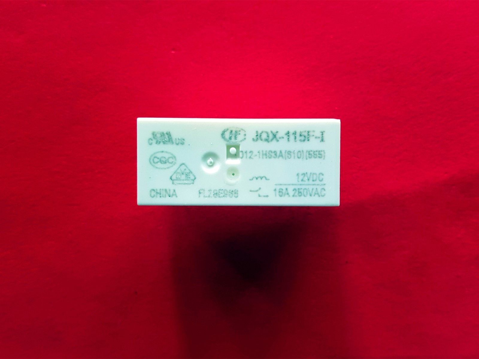 JQX-115F-I, 012-1HS3A, 12VDC Relay, HONGFA Brand New!!!