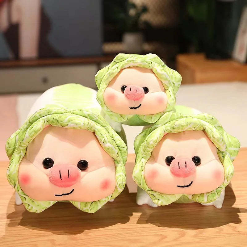 Primary image for 25/32/42cm Cute Kawaii Cabbage Pig Doll Funny Decompression Toy Doll Pillow For 