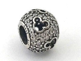 Authentic PANDORA Disney Mickey Silhouettes Charm Bead 791442CZ,  New - £35.22 GBP