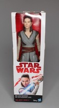Star Wars The Last Jedi Rey Action Figure Toy Disney Hasbro 2017 Collectible 12&quot; - £10.05 GBP