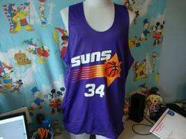 Vtg Phoenix Suns Charles Barkley Champion NBA Practice Reversible Jersey XXL - £151.95 GBP