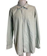 L.L.Bean Men&#39;s Wrinkle Free Traditional Fit Button Down Shirt Mint Green... - $18.99