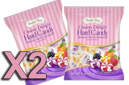 TWO BIG BAGS Creamy Delight Cream Hard Candy 6oz Lot 2 Cream Savers Bag ... - $18.69