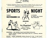 The Square Post American Legion Sports Night Booklet Irv Kupcinet  - £21.86 GBP