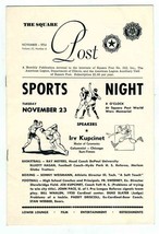 The Square Post American Legion Sports Night Booklet Irv Kupcinet  - £21.86 GBP