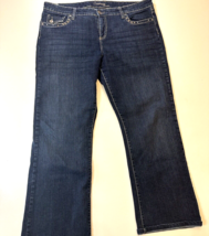 Common Genes Jeans Size 16p Women&#39;s Bootcut Pocket Flap Blue Denim Pants - $11.29