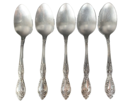 Oneida Galveston Profile Teaspoon Tea 4 Stainless Steel Embossed Floral Vgc - £7.17 GBP