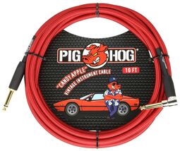 Pig Hog - PCH10CAR - Cable  1/4"-1/4" Right Angle Connectors 10 ft. - Ap... - $24.95