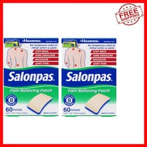 Triple Action Pain Relief Patches - 60 ct Pack of 2 - Flexible &amp; Latex-Free - $642.26 MXN