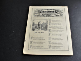 Vintage  Demorest&#39;s Illustrated Monthly June 1878 Magazine- Ladies and Children’ - $38.00