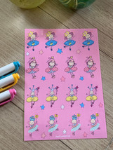 Fairy Sticker Sheet Planner Stickers, Character Stickers, Deco Stickers - $61.30 MXN