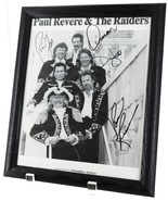 Framed Black &amp; White 8&quot; X 10&quot; picture of Paul Revere and the Raiders. Au... - $183.30 CAD