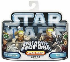 Star Wars Galactic Heroes - Hoth Luke Skywalker and Han Solo 2pk - £11.70 GBP