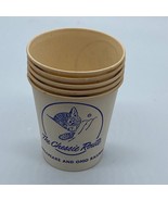 Lot of 5 Vintage C &amp; O Railway &quot;The Chessie Route&quot; Paper Dixie Dining Cups - £12.58 GBP