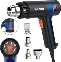 TDAGRO Heat Gun for crafting 1800W, 122℉~1202℉ Variable Temperature Cont... - £25.83 GBP