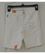 VIgoss White Bermuda Shorts Adjustable Waist Girl&#39;s Sz 6 or 12 NWT - $15.14