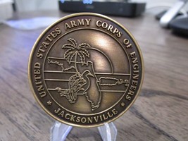 US Army Corps Of Engineers Jacksonville Florida Commanders Challenge Coin #524R - £19.46 GBP
