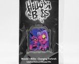 Helluva Boss Millie Moxxie Lenticular Changing Portrait Enamel Pin Vivzi... - $44.90