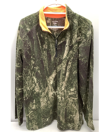 Reel Legends Mens Size XL 1/4 Zip Fleece Pullover Camo Collar Hunting - £10.88 GBP