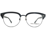 Dolce and Gabbana Eyeglasses Frames DG3270 3117 Black Gray Horn 52-19-145 - $120.95