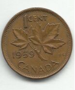 1959 Canada One Cent Coin Canadian Penny w/ Queen Elizabeth - $1,820.47 MXN