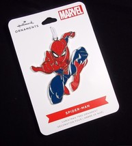 Hallmark Spider-Man flat metal Christmas ornament on card 2022 - £7.43 GBP