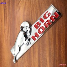 1pcs 3D ABS BIG HORN car Decorative stickers emblem  car trunk stickers car styl - £90.20 GBP