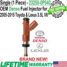 NEW OEM Denso 1Pc Fuel Injector for 2009-2015 Toyota Venza 3.5L V6 #23250-0P040 - £73.97 GBP