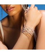 Cuff Multilayer Bracelet For Women Luxury India Charm Bracelet Rhineston... - £11.79 GBP
