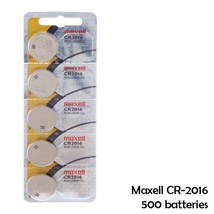 Maxell CR2016 3 Volt Lithium Coin Cell (500 Count) - Tracking Included! - £227.43 GBP