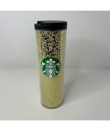 Starbucks Effervescent Champagne Gold Bubbles Tumbler Mug Cup 16 oz - £18.76 GBP