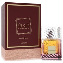Lattafa Khamrah Dukhan by Lattafa Eau De Parfum Spray (Unisex) 3.4 oz (Men) - $61.42