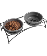 Y YHY Cat Food Bowls, Elevated Cat Bowls, Raised Pet Food Water Bowls wi... - £21.52 GBP