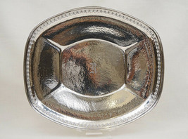 Hammered Sterling Silver Large Reticulated Bread Tray Wilcox &amp; Wagner 9.... - £239.79 GBP