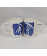 Set Of 2 Bryan China Morton Salt 150 Years 1914 &amp; 1921 Girls Designs Cof... - $15.83