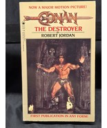 CONAN THE DESTROYER Robert Jordan Movie Tie-In Photo Cover TOR First Edition '84