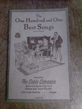 The One Hundred and One Best Songs Cable Company Song Book - £7.91 GBP