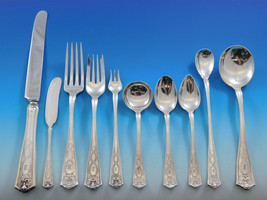 Winthrop by Tiffany Sterling Silver Flatware Set 12 Service 125pc Dinner B Mono - £14,554.90 GBP