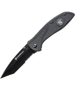 New Smith &amp; Wesson Black Tactical Tanto Blade Everyday Carry (EDC) Pocke... - $17.71