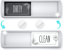Stylish Clean Dirty Magnet Sign 2 by 7 Inch Clean Dirty Magnet for Dishwasher - £12.52 GBP