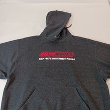 Jerzees Nublend AUTO WORKS Men's Red Cotton Blend Pullover Hoodie Sweatshirt XL image 8