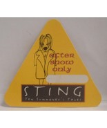 STING / THE POLICE - ORIGINAL CONCERT CLOTH TOUR BACKSTAGE PASS  ***LAST... - $187.91 MXN