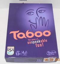 2013 Hasbro Taboo Board Game 100% COMPLETE - $14.78